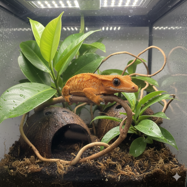 Correlophus ciliatus ( Wimpergekko )