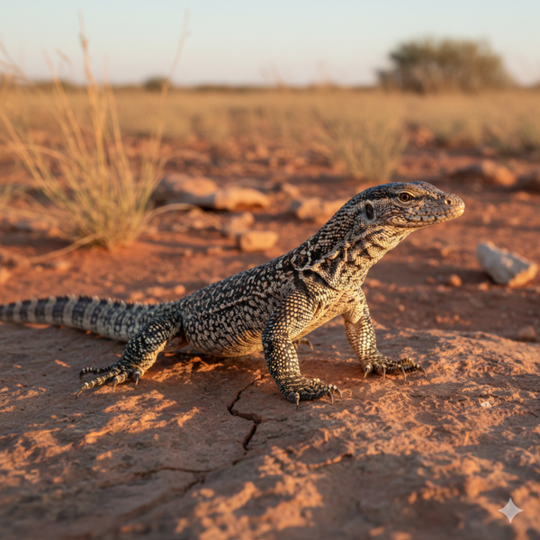 Varanus acanthurus ( stekelstaartvaraan )