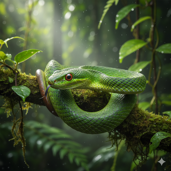 Gonyosoma Oxycephala  ( Spitskopslang )