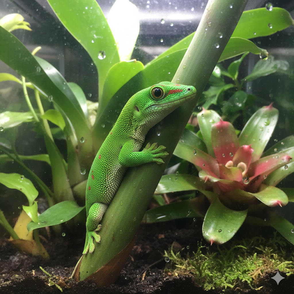 Phelsuma grandis ( Reuzendaggekko )