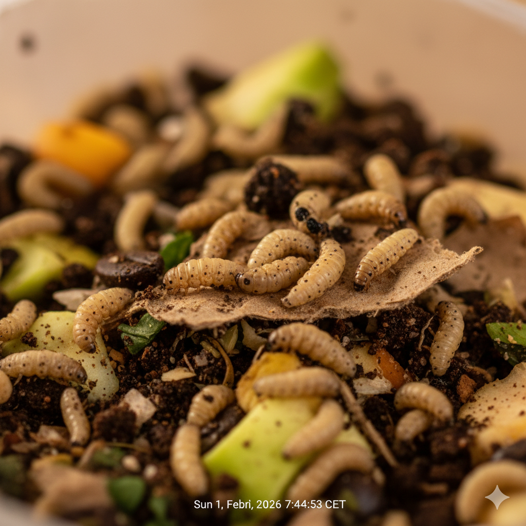 Diepvries BSF larve per liter