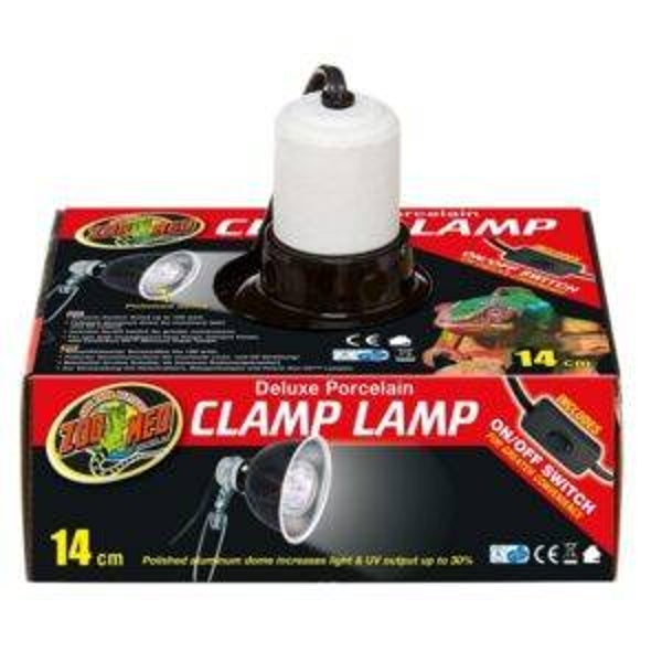 Zoo Med Deluxe Porcelain Clamp Lamp 14cm