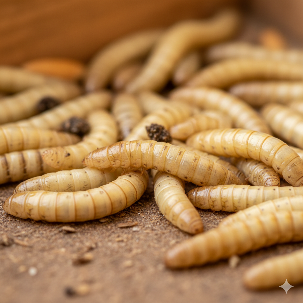 Buffalowormen bakje per 50 gram