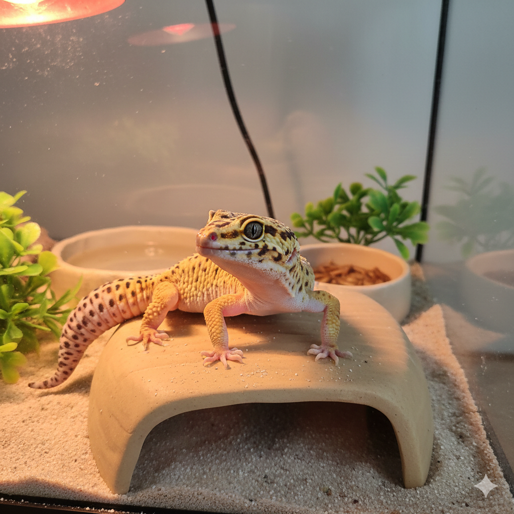 Eublepharis Macularius ( Luipaarsgekko)