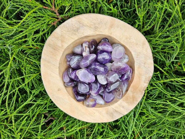 Amethist trommelsteen A kwaliteit - Afrika