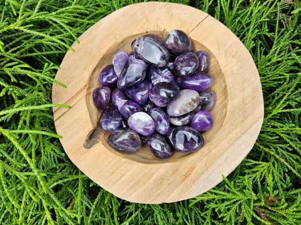 Amethist trommelsteen A kwaliteit- Brazilië