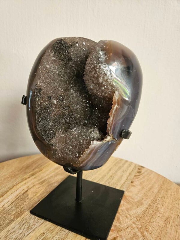 Druzy agaat op standaard #85