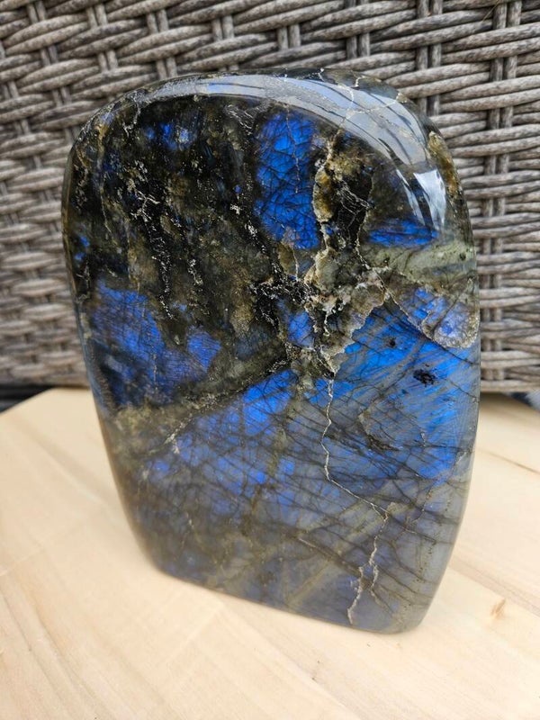 Labradoriet blauw flash !