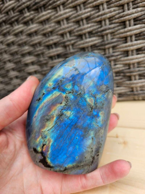 Labradoriet blauw geel!