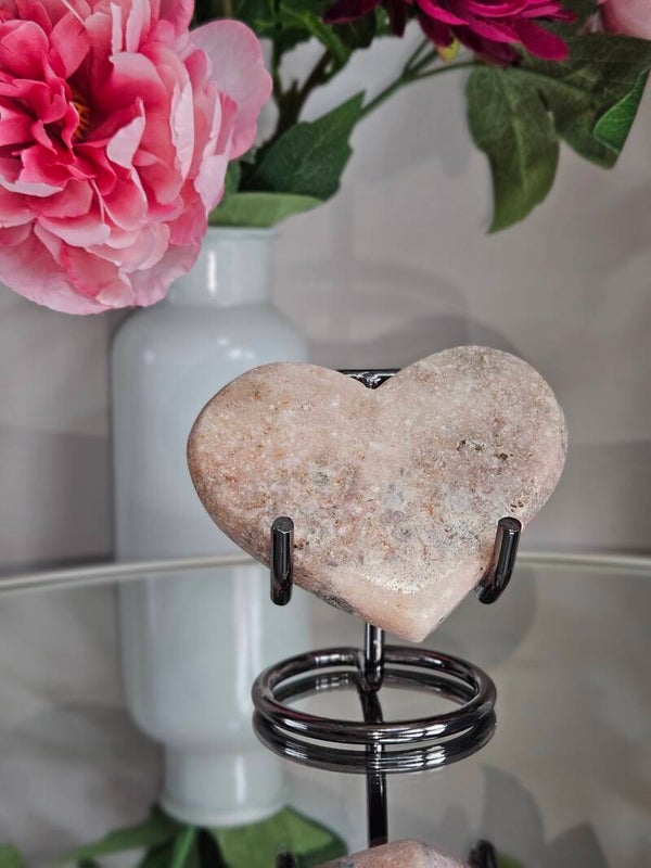 Roze amethist hart small