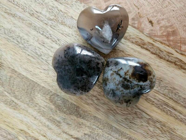 Agaat palmsteen hartvorm