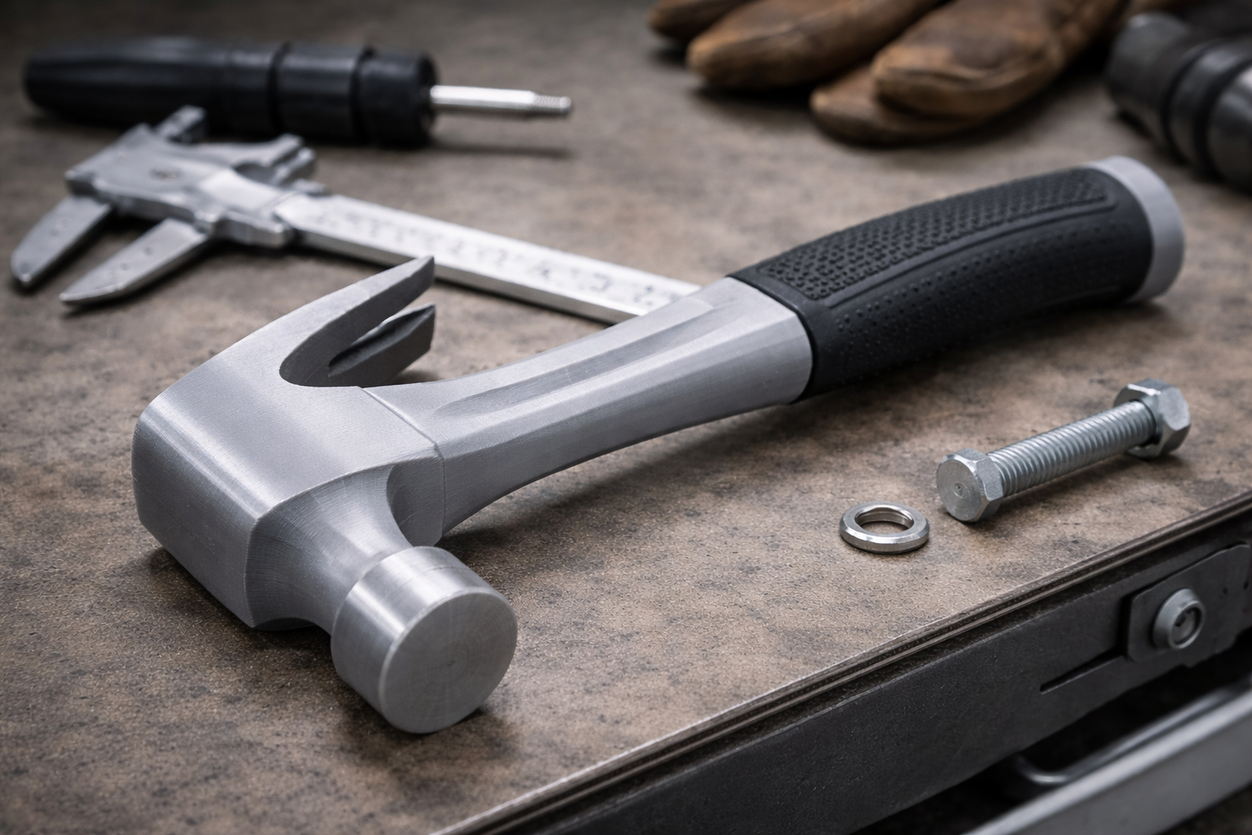 ABS 3D Druck Werkzeug oder Tragegriff seidenmatt