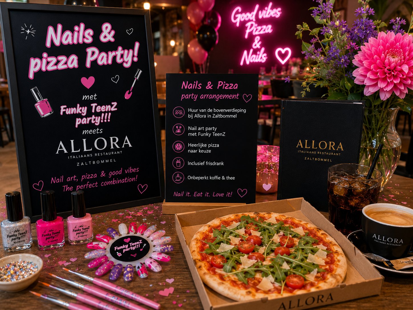 Nails & Pizza Party!!!