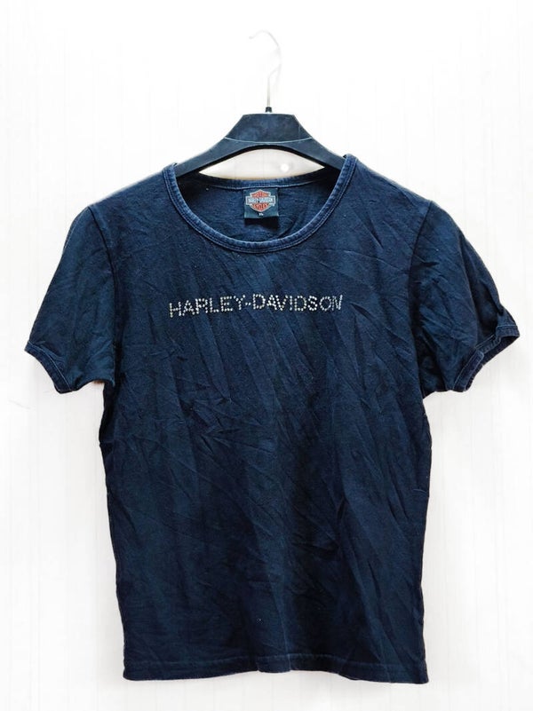 Harley Davidson naisten t-paita, musta, timanttilogo, Carolina Coast, koko XL (pieni mitoitus) #VUPV