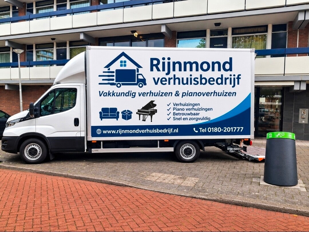 2 uur verhuiswagen + chauffeur/inlader €150