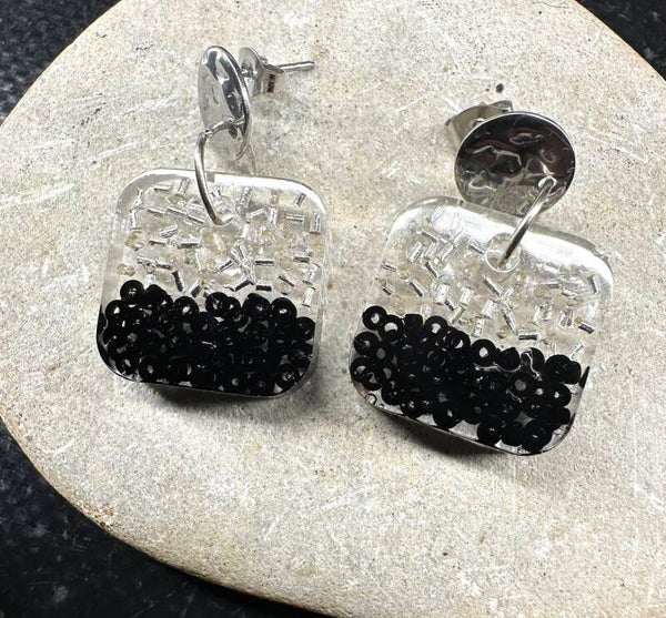 Boucles d’oreilles « Clarté Nocturne »