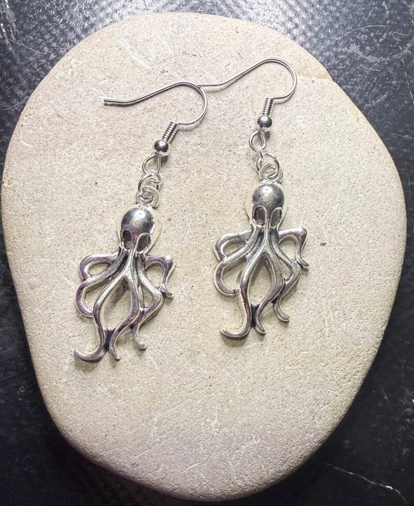 Boucles d’oreilles Pieuvre Esprit Marin