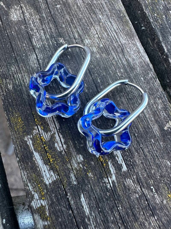Mini pampilles mini étoile bleu paillettes