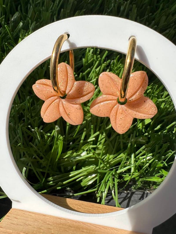 Boucles d oreilles Aloha Fleur de Miel