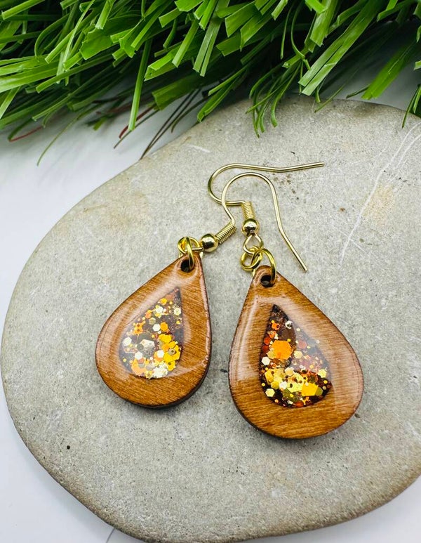 Boucles d’oreilles Larmes d Automne