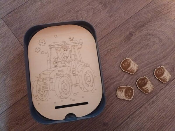 Insert trofast et bac tracteur