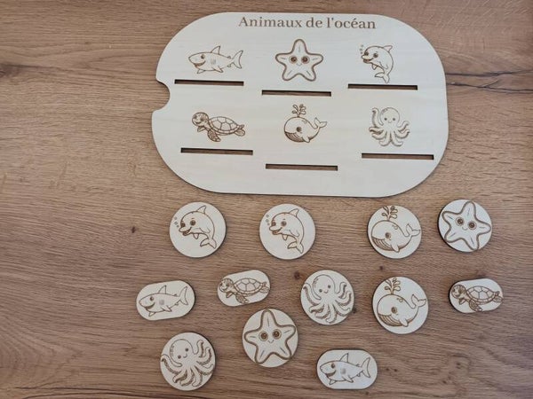 Insert trofast animaux de l océan