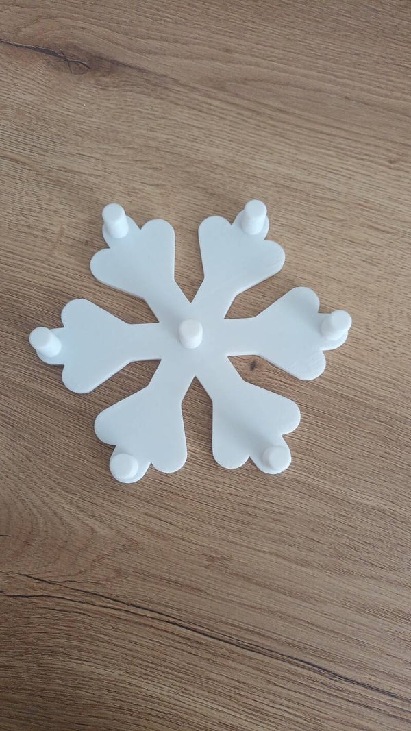 Planche a visé flocon de neige