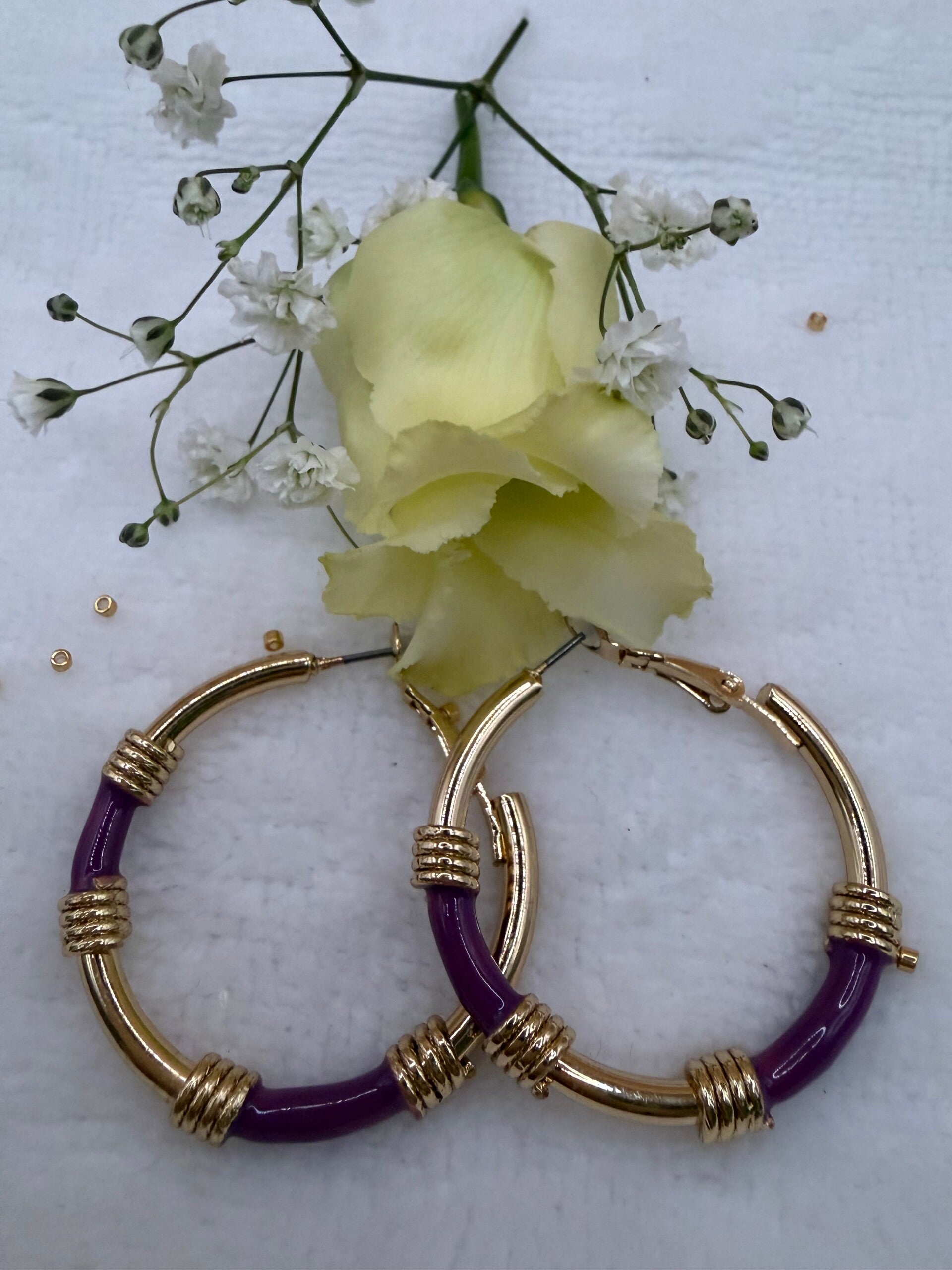 Créoles Fleur d’Iris