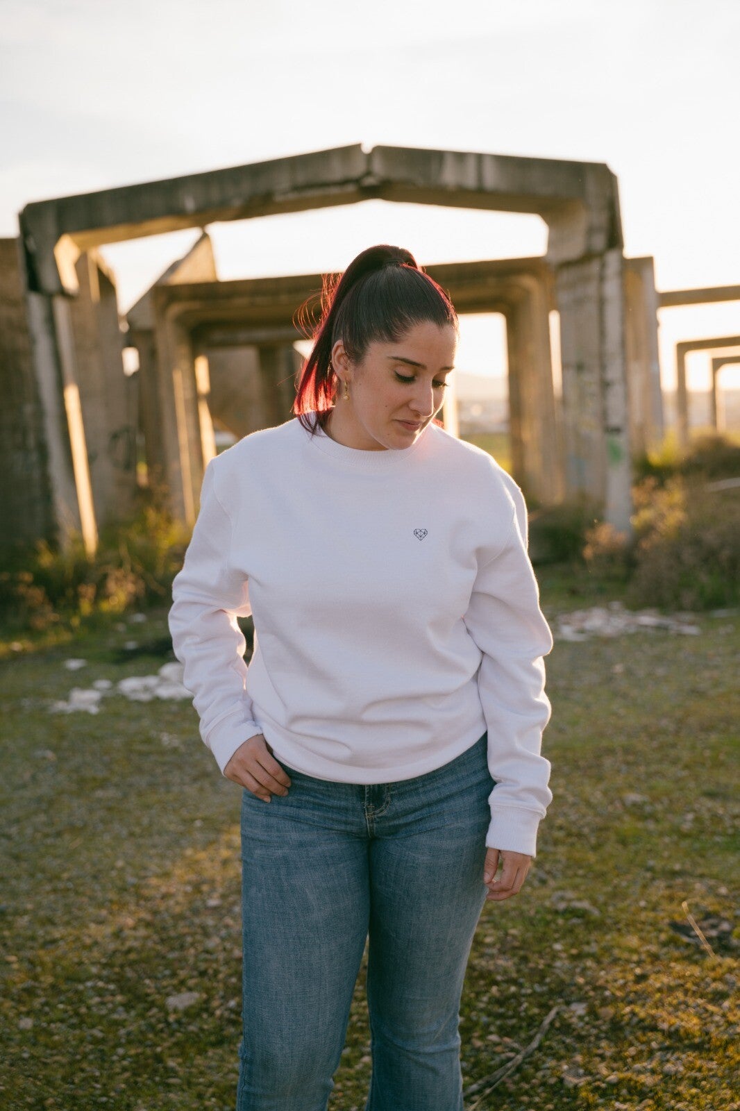 Sudadera white edition