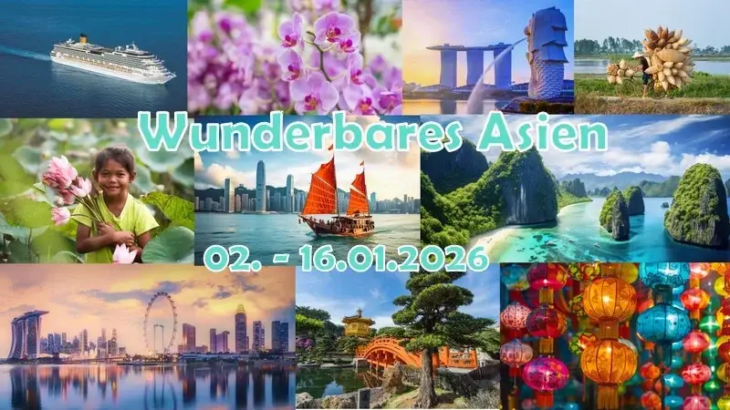 Asien-Kreuzfahrt | www.top65.de