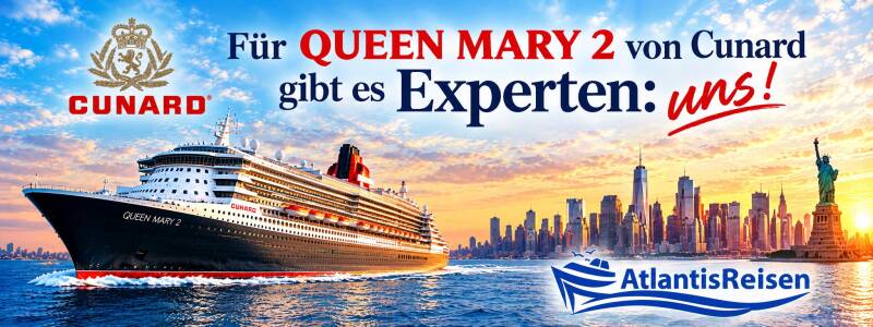 Cunard Queen Mary 2 | www.atlantisreisen.com
