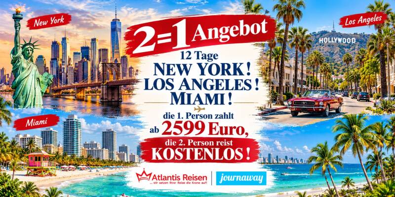 Journaway 2=1 USA | www.atlantisreisen.com