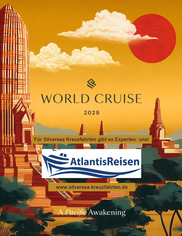 Silversea Weltreise  | www.atlantisreisen.com