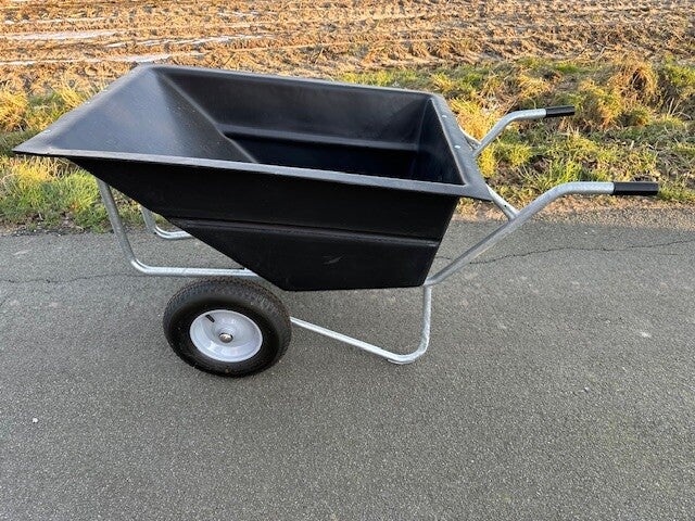 kruiwagens 170 liter en 200 liter op 2 wielen