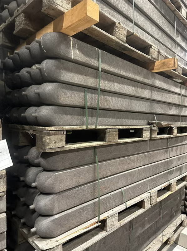 Gerecycleerde kunststof palen