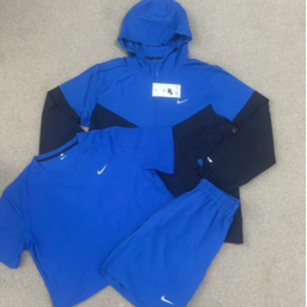 Nike 3 Piece Royal Blue Windrunner Set