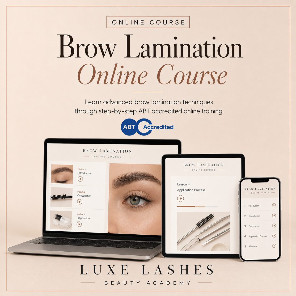 ONLINE BROW LAMINATION COURSE