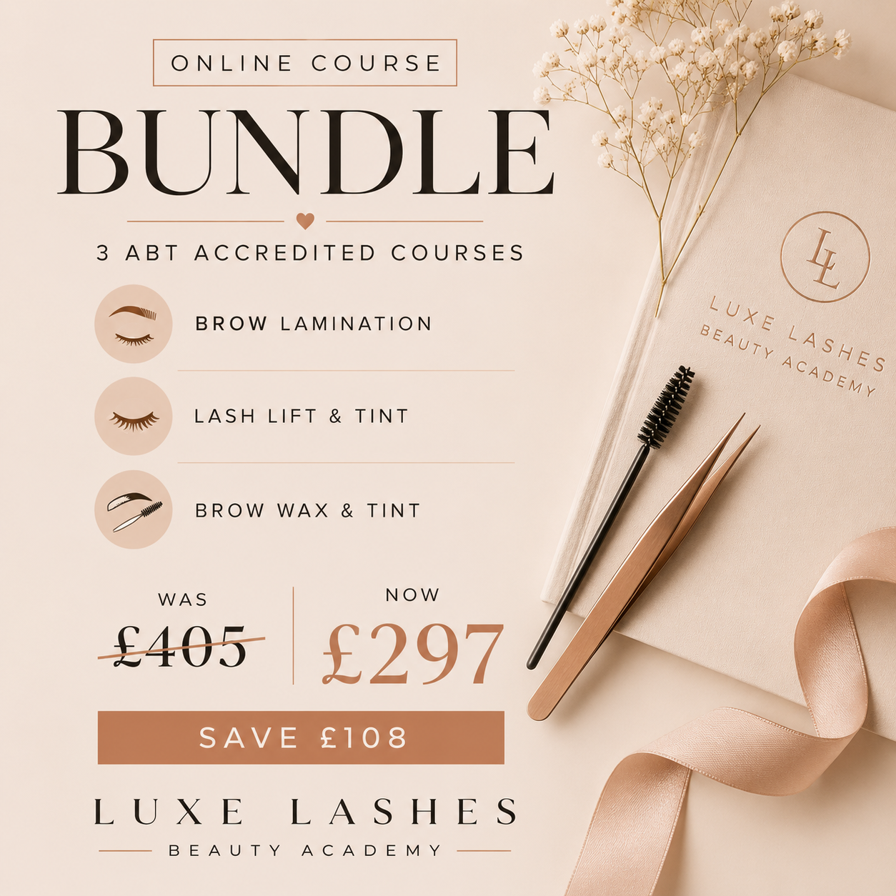 3 COURSE BEAUTY BUNDLE