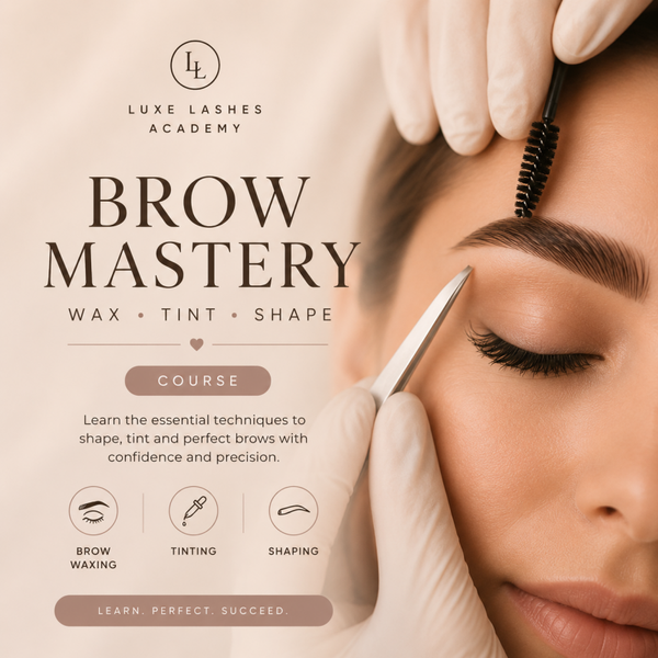 BEGINNER BROW WAXING, TINTING & SHAPING COURSE