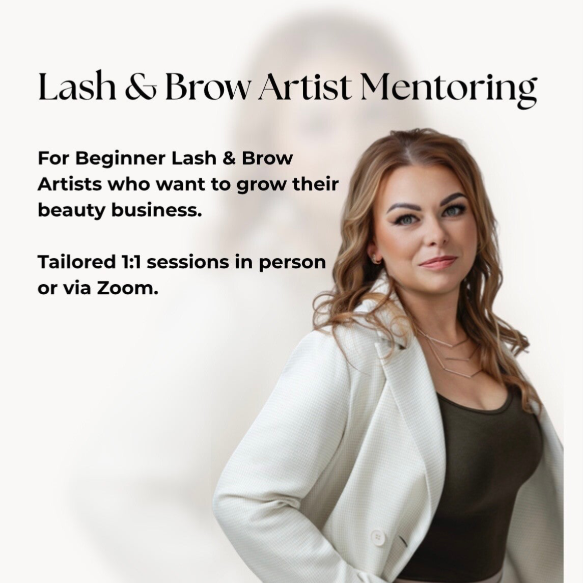1:1 LASH & BROW ARTIST MENTORING (6 Weeks)
