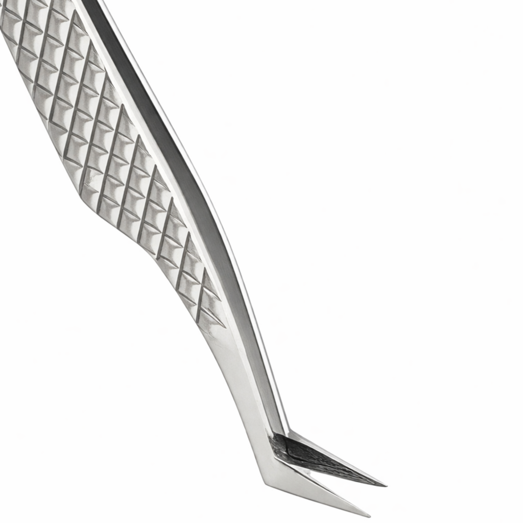 FIBRE WIDE TIP VOLUME EYELASH EXTENSIONS TWEEZERS