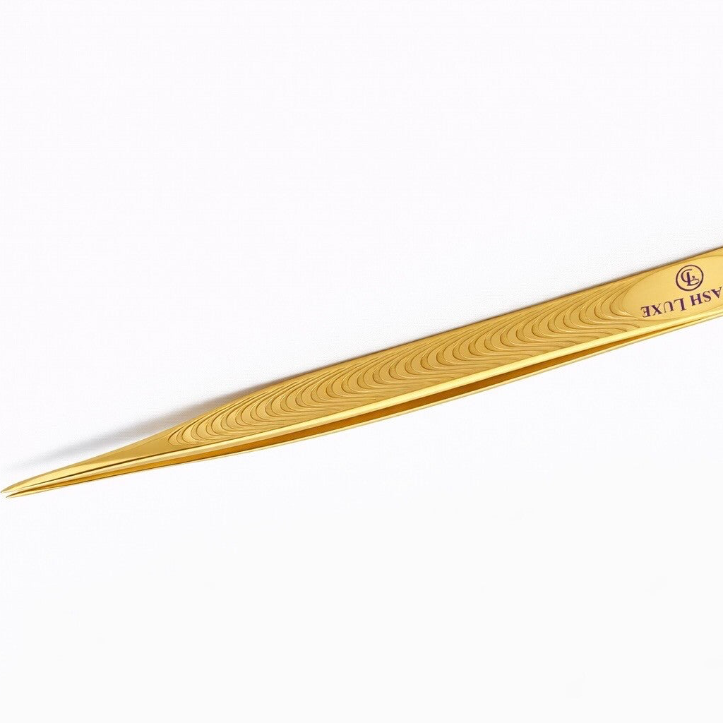 GLASH LUXE STRAIGHT ISOLATION EYELASH EXTENSIONS TWEEZERS