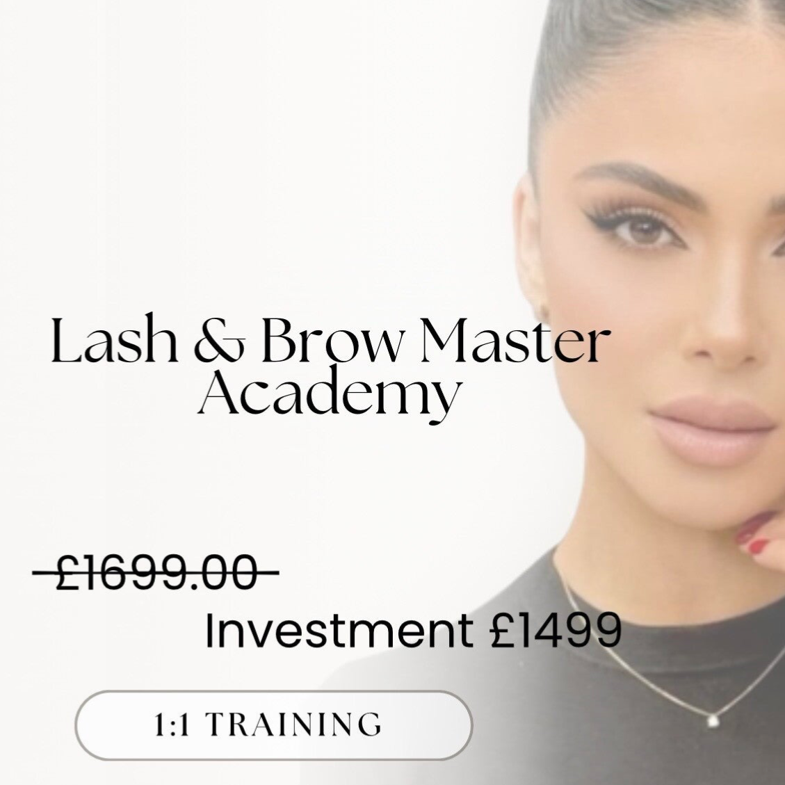 LASH & BROW MASTER ACADEMY -Private 1:1 Accredited Training
