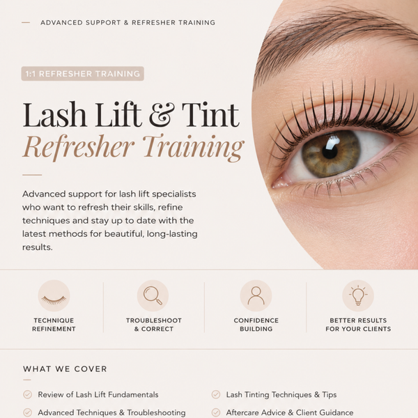 1:1 LASH LIFT REFRESHER TRAINING