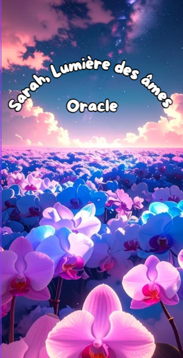 L'oracle Sarah, lumière des âmes PRE-COMMANDE