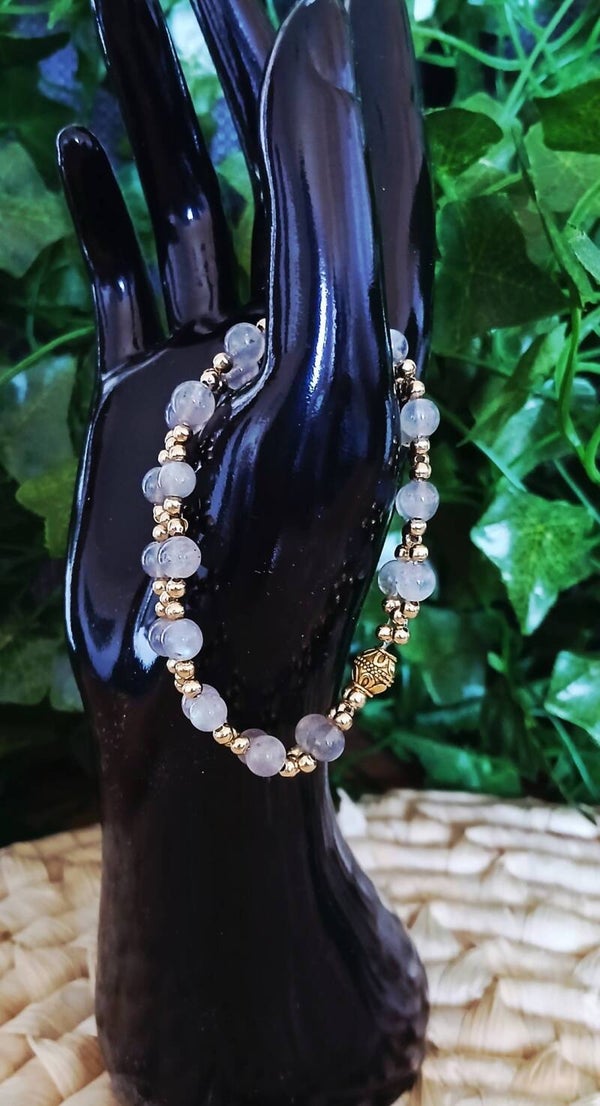 Bracelet en Labradorite – 6 mm