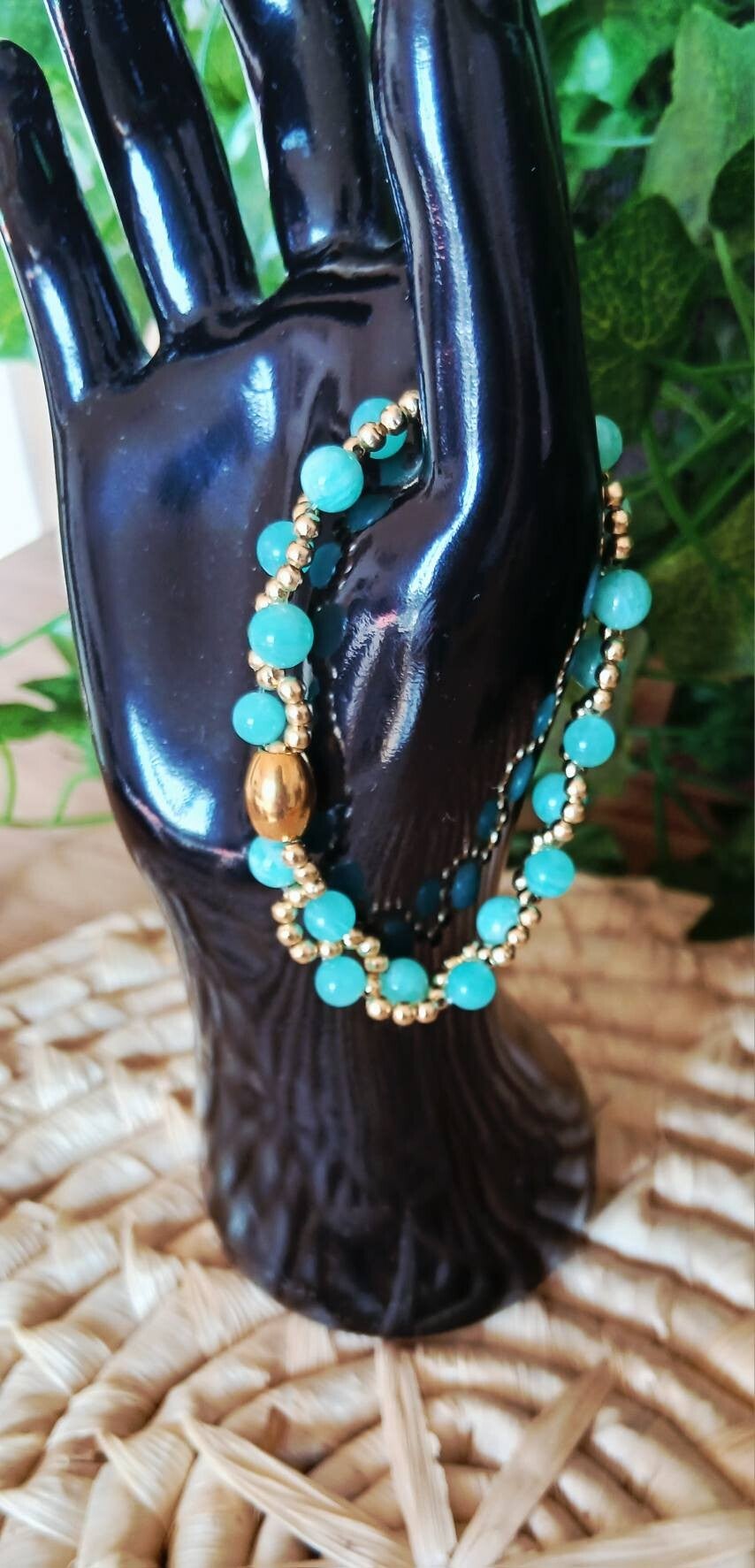 Bracelet en Amazonite – 6 mm