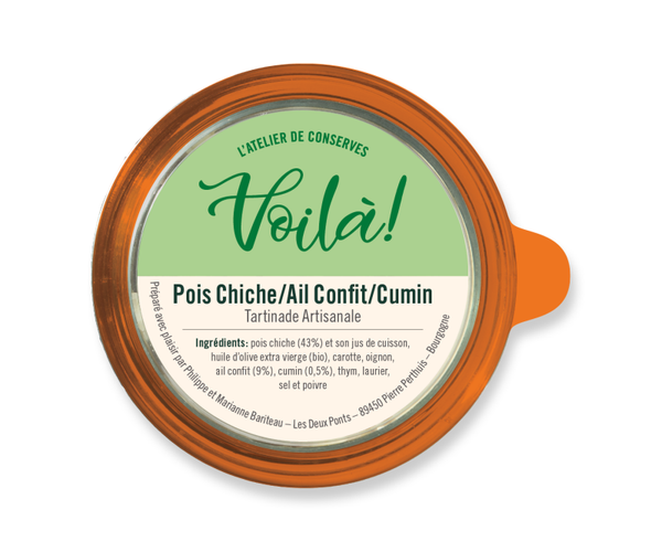 Pois Chiche/Ail Confit/Cumin