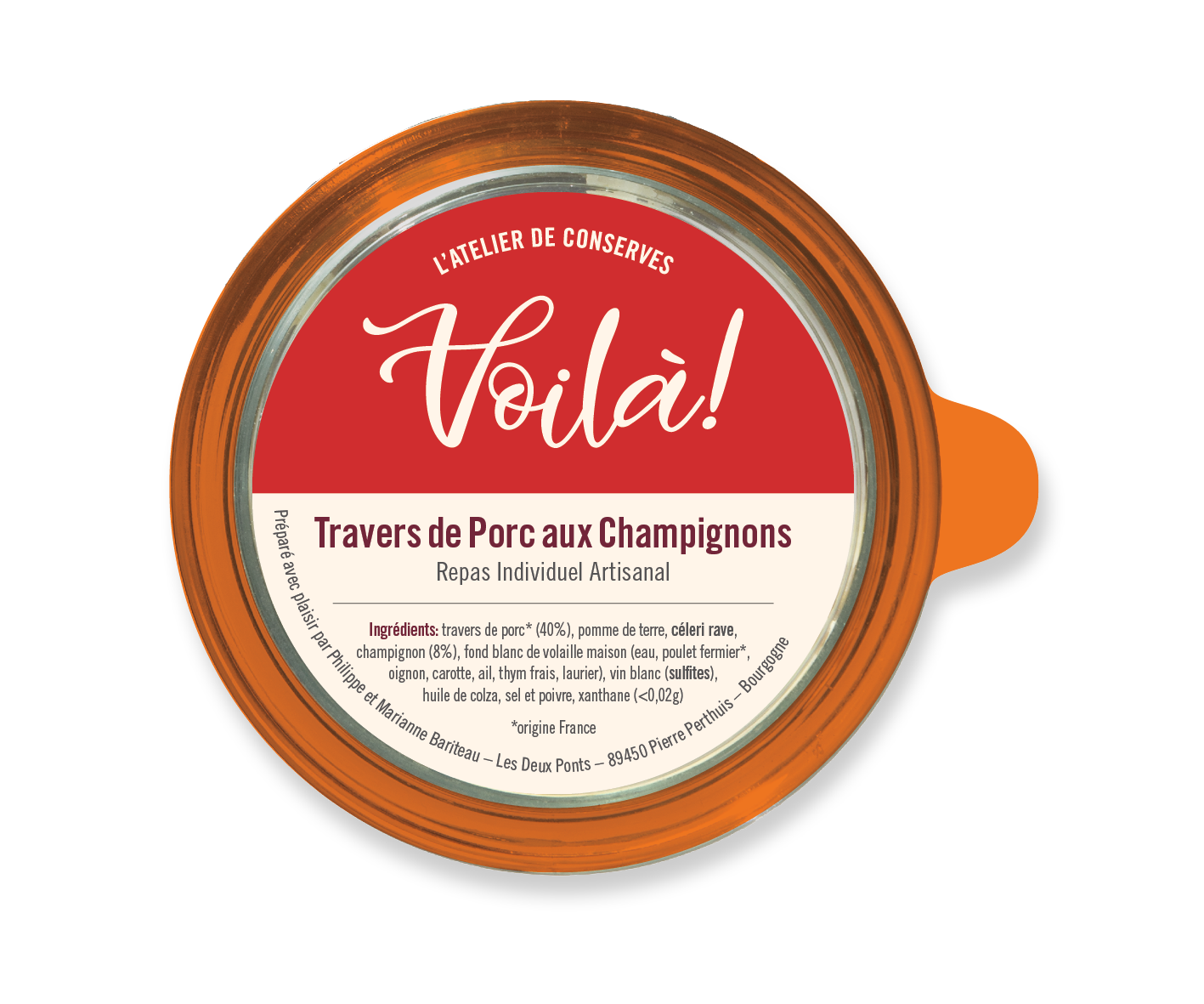 Travers de Porc aux Champignons