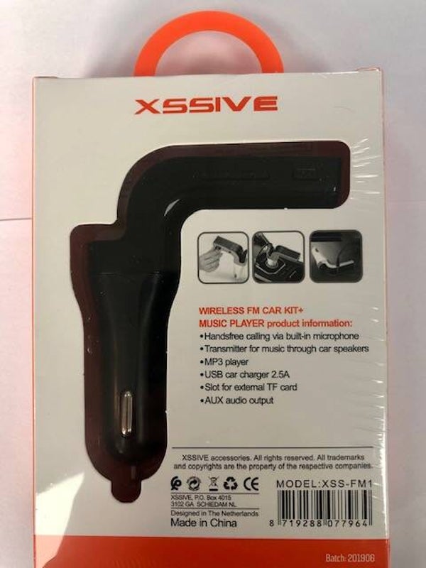 Draadloze MP3 en oplader in 1